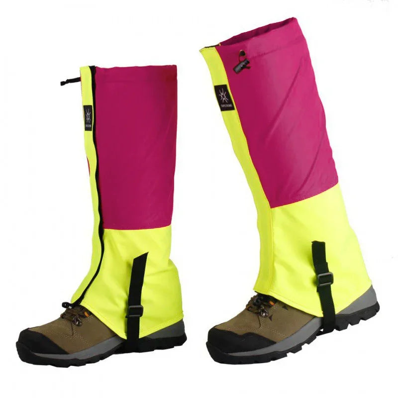 Waterproof Snow Sand Prevention Leg Gaiters Essential Protective Gear for Outdoor Mountaineering Skiing Desert Hiking Exploratio