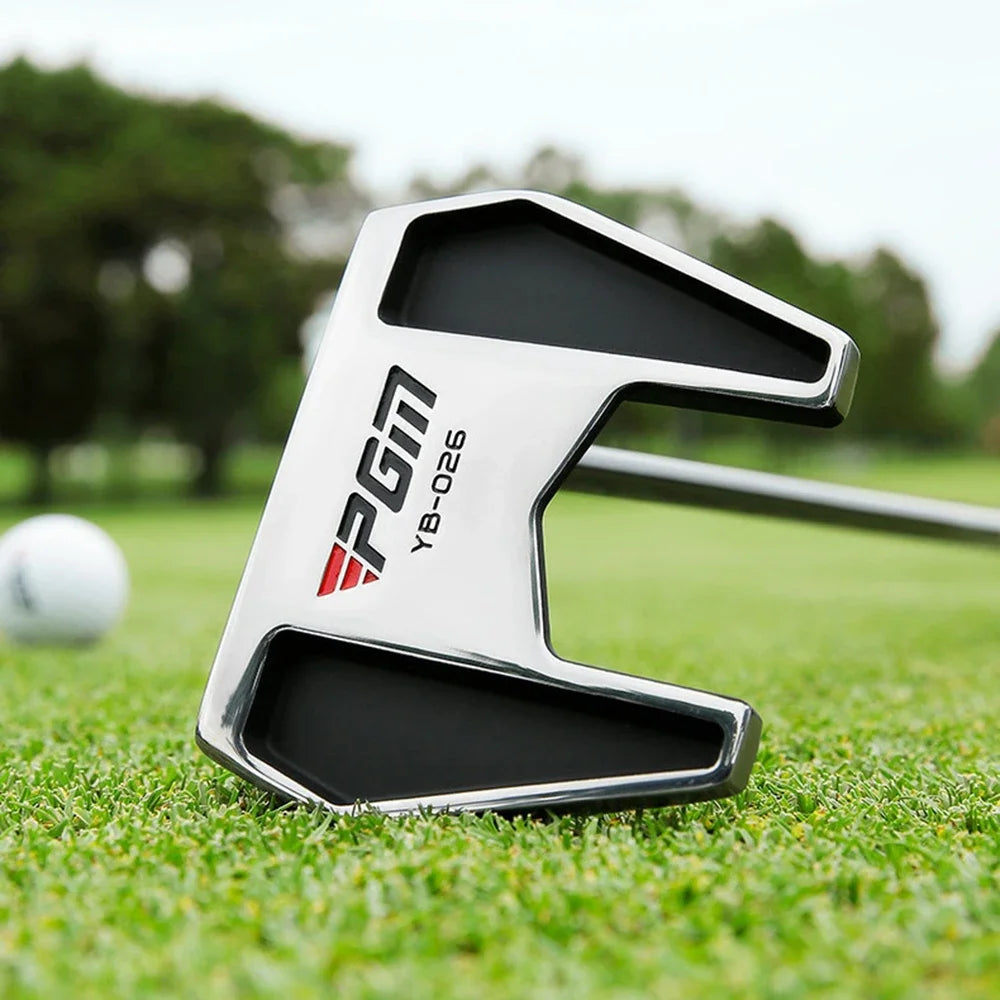 PGM Golf Club Stainless Steel Shaft Putter Standing Golf Putter Low Center of Gravity Stable Carbon Rod Body Golf Supplies