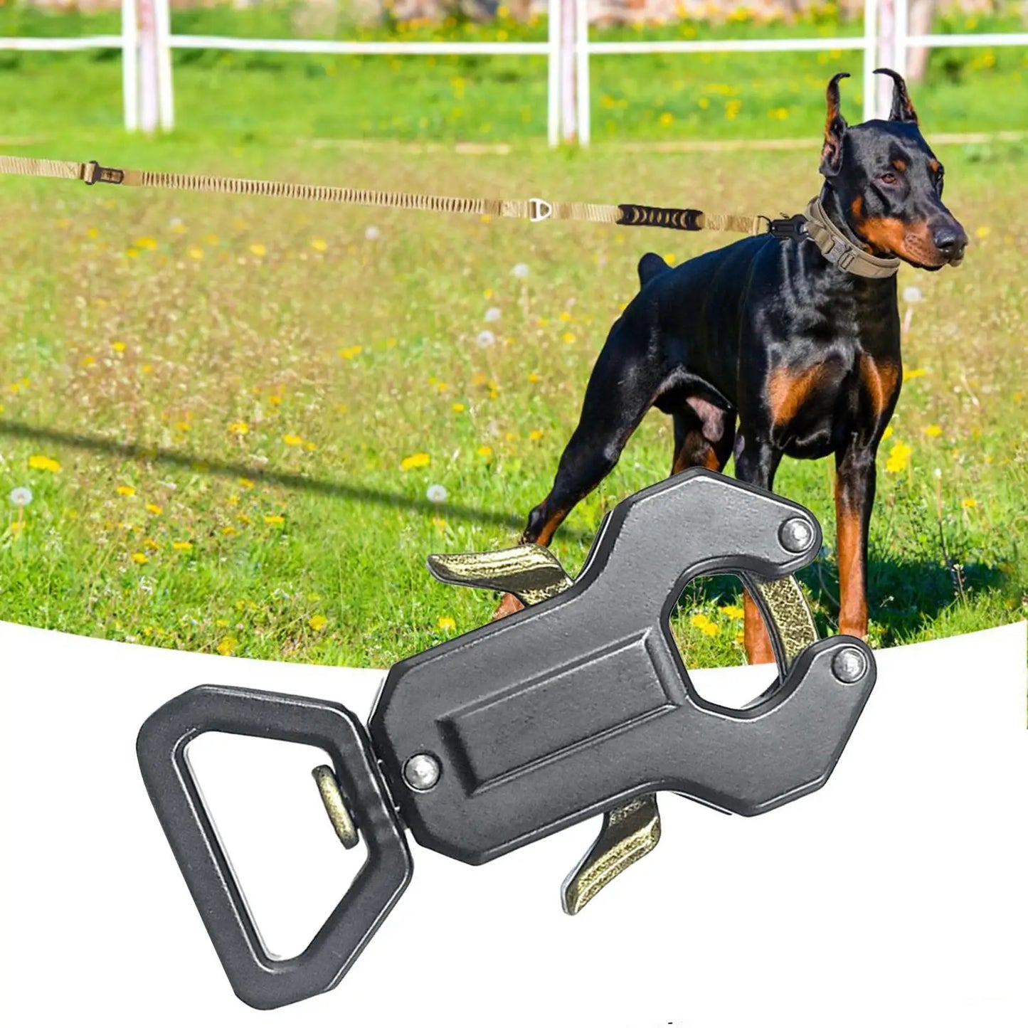 Quick Release Swivel Frog Clip Dog Leash Clasp – Metal Hardware Pet Buckle