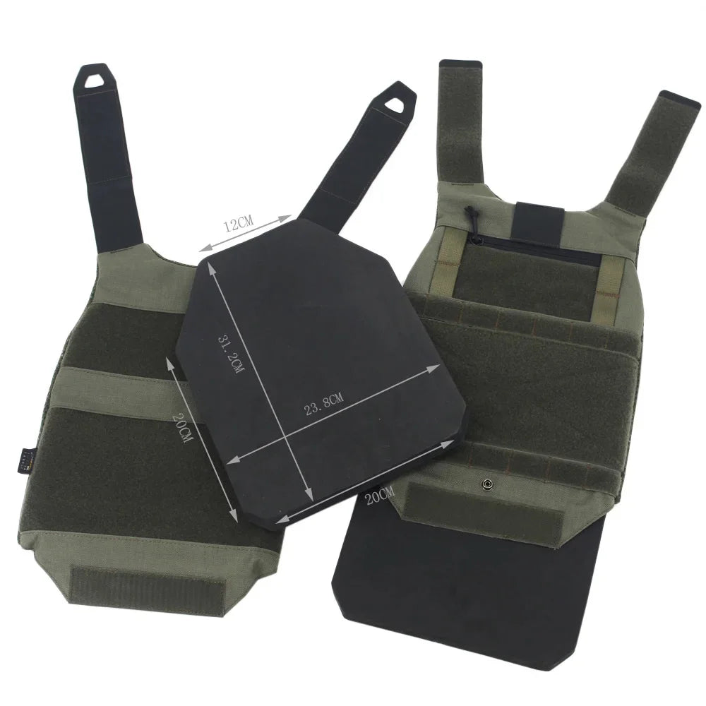 VULPO FCSK 2.0 Lightweight Tactical Vest – Quick Release Airsoft Combat Vest with Cummerbund