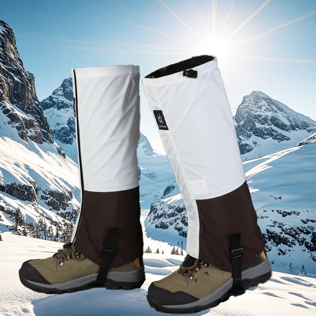 Waterproof Snow Sand Prevention Leg Gaiters Essential Protective Gear for Outdoor Mountaineering Skiing Desert Hiking Exploratio