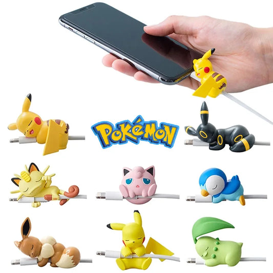 Kawaii Cable Protector – Cute Cartoon Figure USB Charger Saver