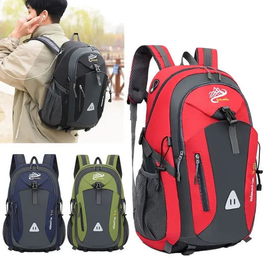 Large Capacity Outdoor Travel Backpack – Waterproof Camping Hiking Mountaineering Bag