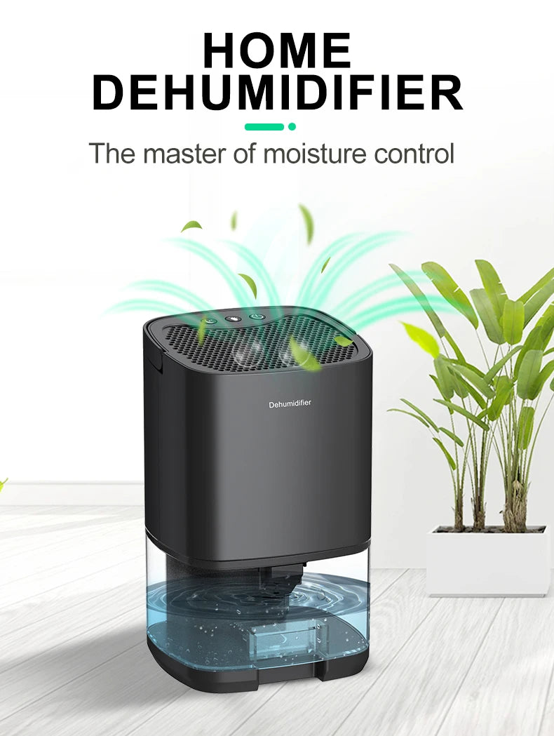 Portable Air Dehumidifier – Remove Damp Mould & Moisture for Home Office & RV (220V/110V)