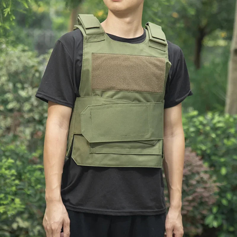 800D CP Camo Tactical Vest – Multifunctional Armor Plate Carrier for Airsoft & Hunting