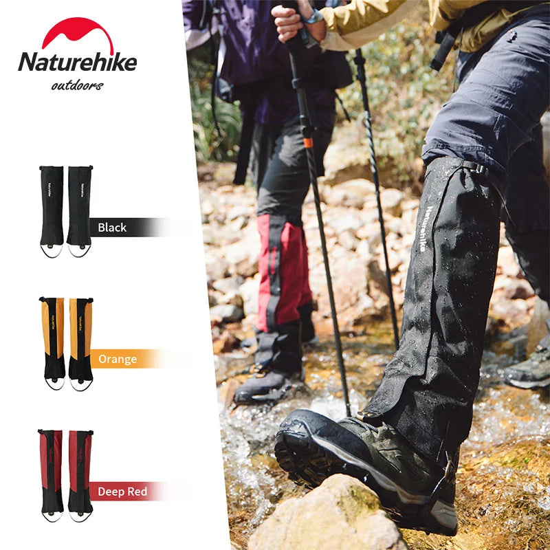 Naturehike Shoe Gaiters Climbing Leg Warmers Legging Gaiters Cover Waterproof Snow Boot Gaiters Snow Gaiters for Hiking Hunting