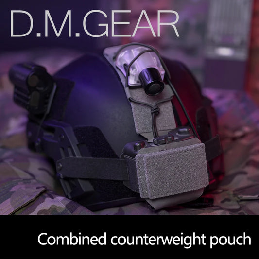 DMgear Tactical Helmet Counterweight Pouch MK1 MK2 – MOLLE Balance Weight Bag for Airsoft