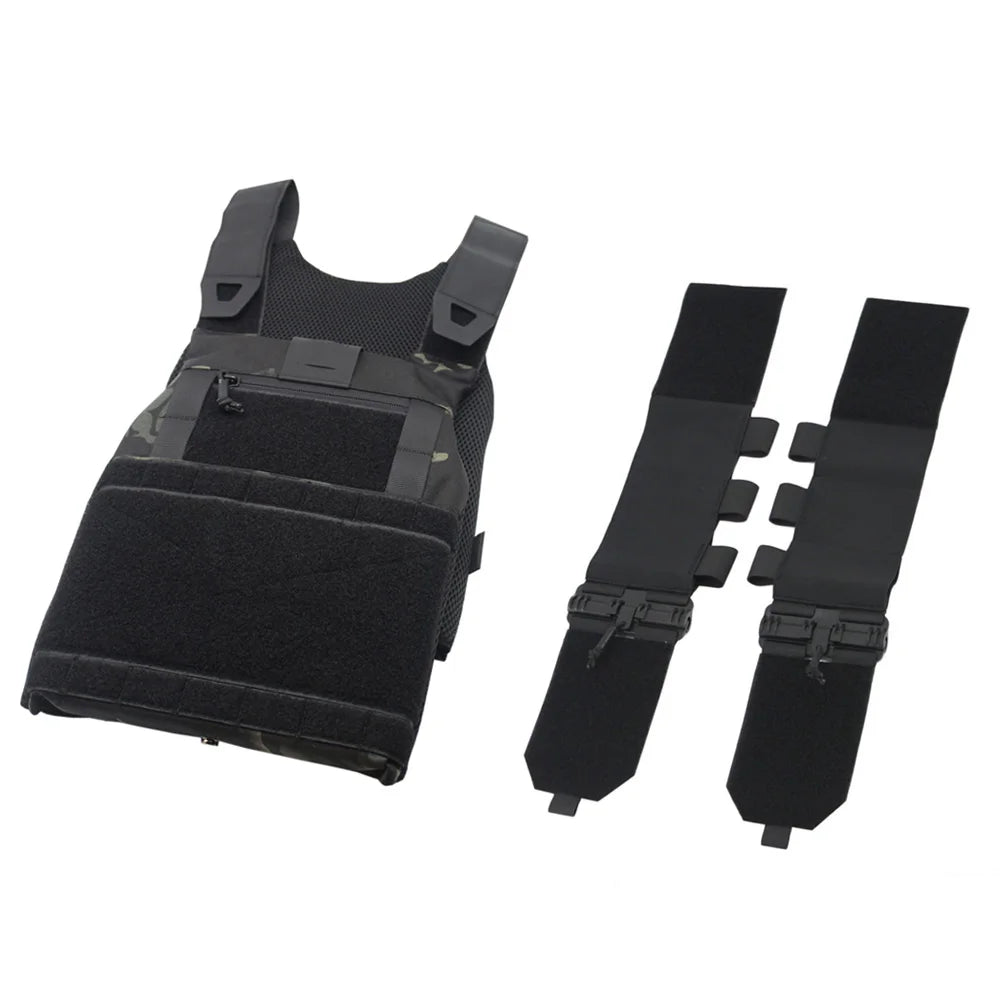 VULPO FCSK 2.0 Lightweight Tactical Vest – Quick Release Airsoft Combat Vest with Cummerbund