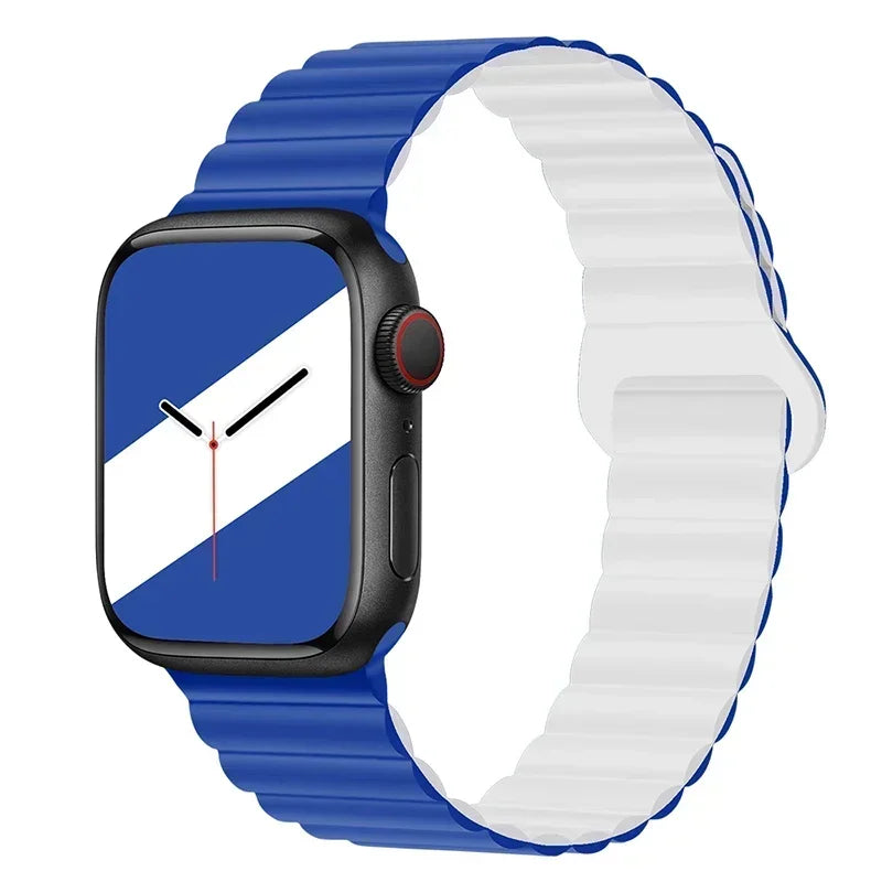 Magnetic Silicone Apple Watch Band – Sport Strap for iWatch All Series