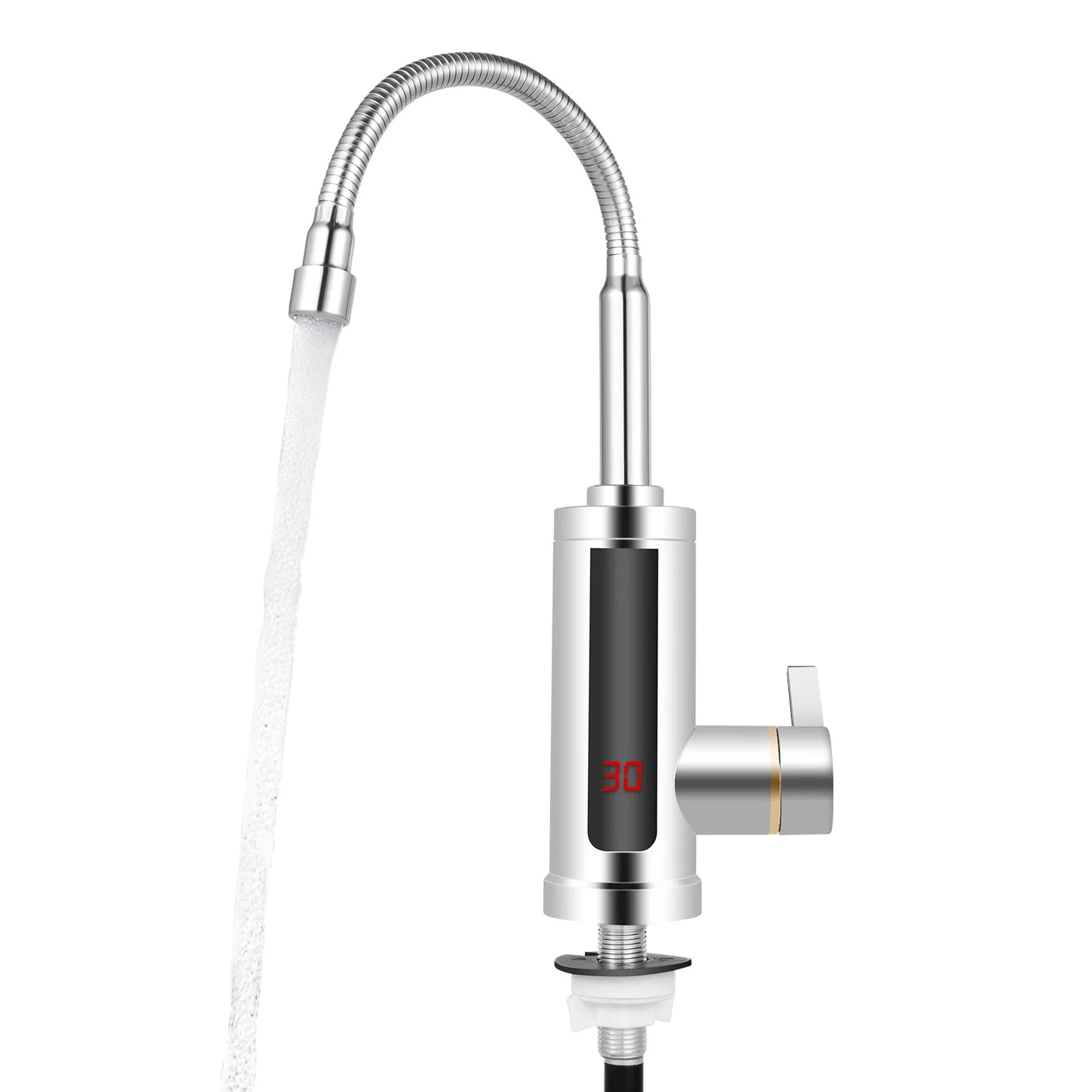 3000W Instant Electric Hot Water Faucet – LED Screen Kitchen & Bathroom Tap