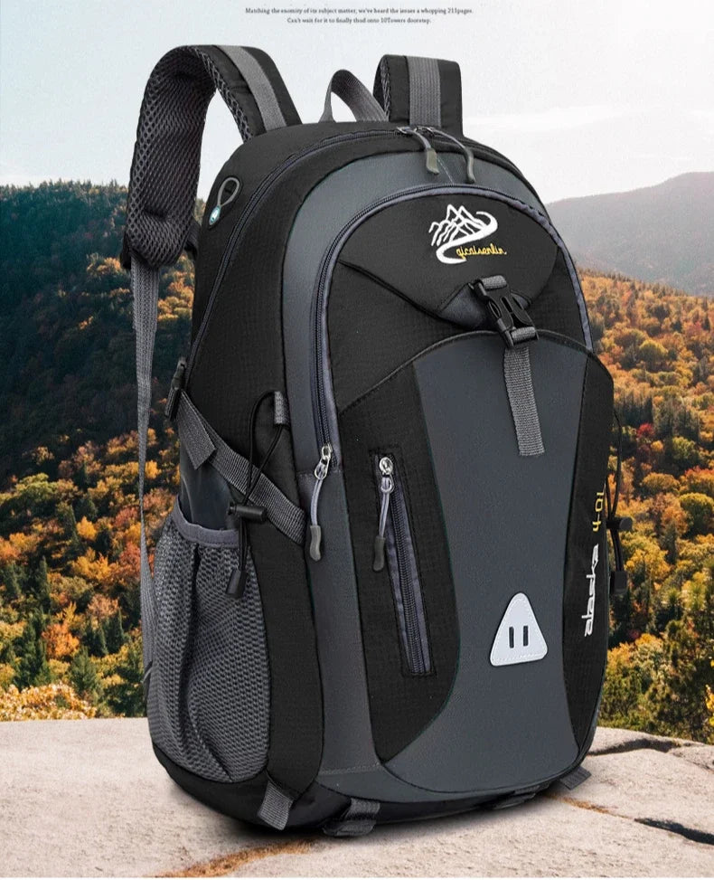 Large Capacity Outdoor Travel Backpack – Waterproof Camping Hiking Mountaineering Bag
