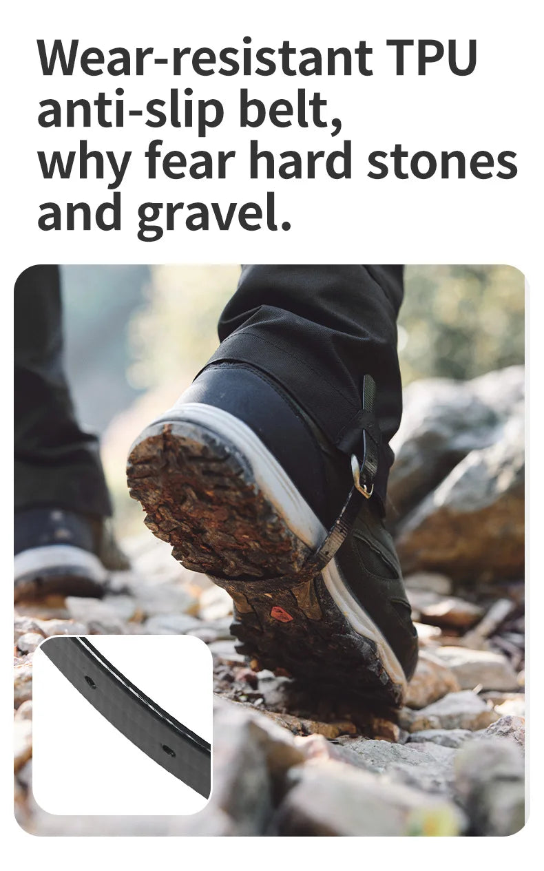 Naturehike Shoe Gaiters Climbing Leg Warmers Legging Gaiters Cover Waterproof Snow Boot Gaiters Snow Gaiters for Hiking Hunting