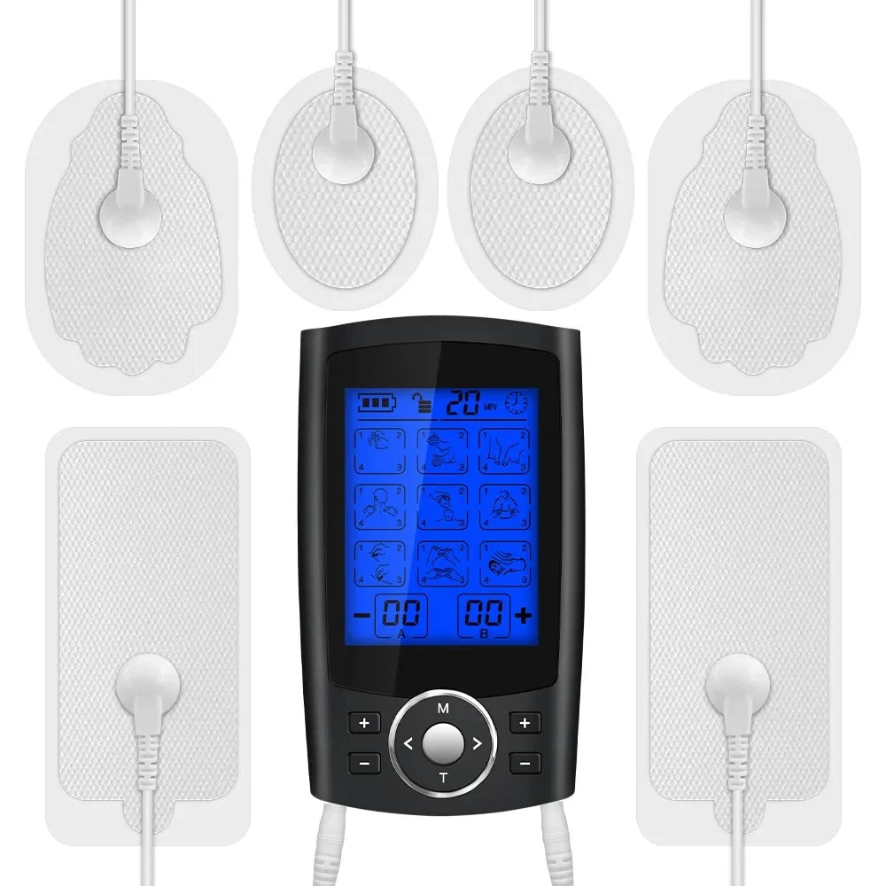 36-Mode Electric Pulse Muscle Stimulator – Acupuncture Massage Device for Back Pain Relief