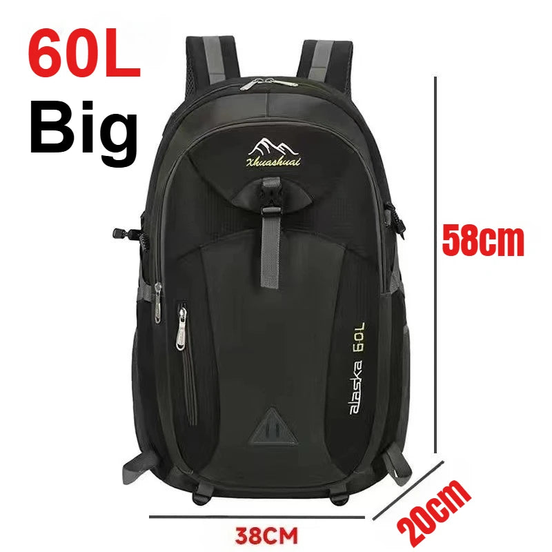 Large Capacity Outdoor Travel Backpack – Waterproof Camping Hiking Mountaineering Bag