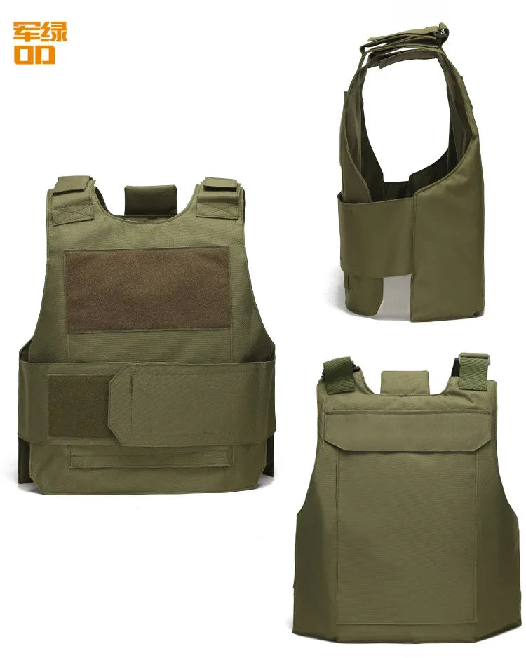 800D CP Camo Tactical Vest – Multifunctional Armor Plate Carrier for Airsoft & Hunting