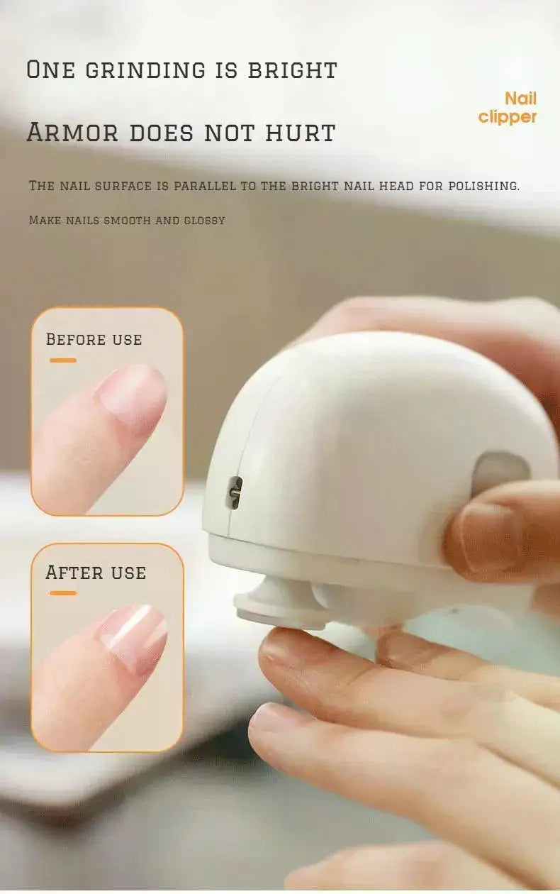 Electric Automatic Nail Clipper – Anti-Clip Manicure Tool for Adults