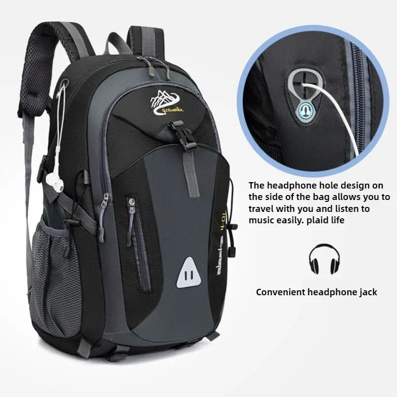 Large Capacity Outdoor Travel Backpack – Waterproof Camping Hiking Mountaineering Bag