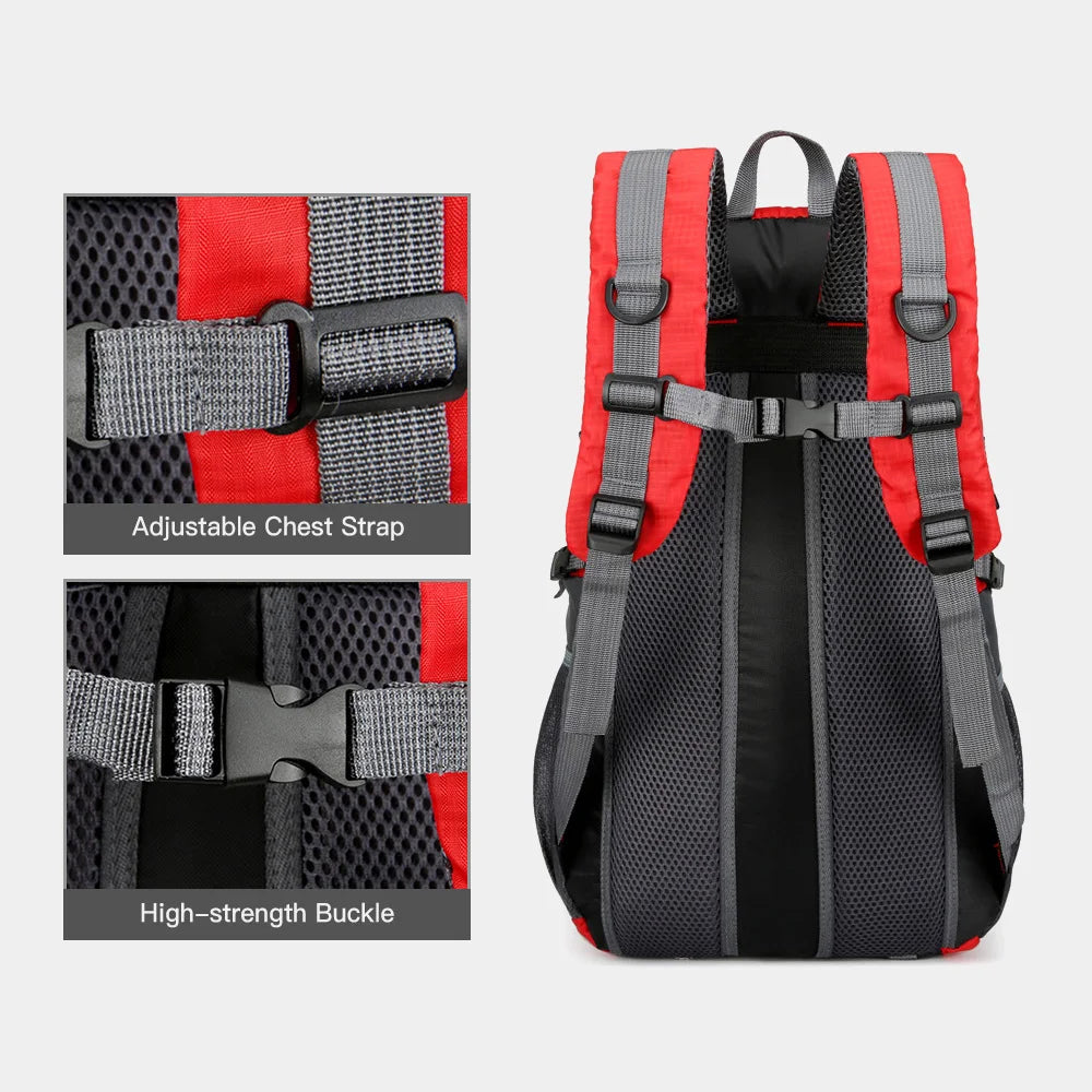 40L Waterproof Hiking & Travel Backpack – Lightweight Trekking Daypack for Men & Women