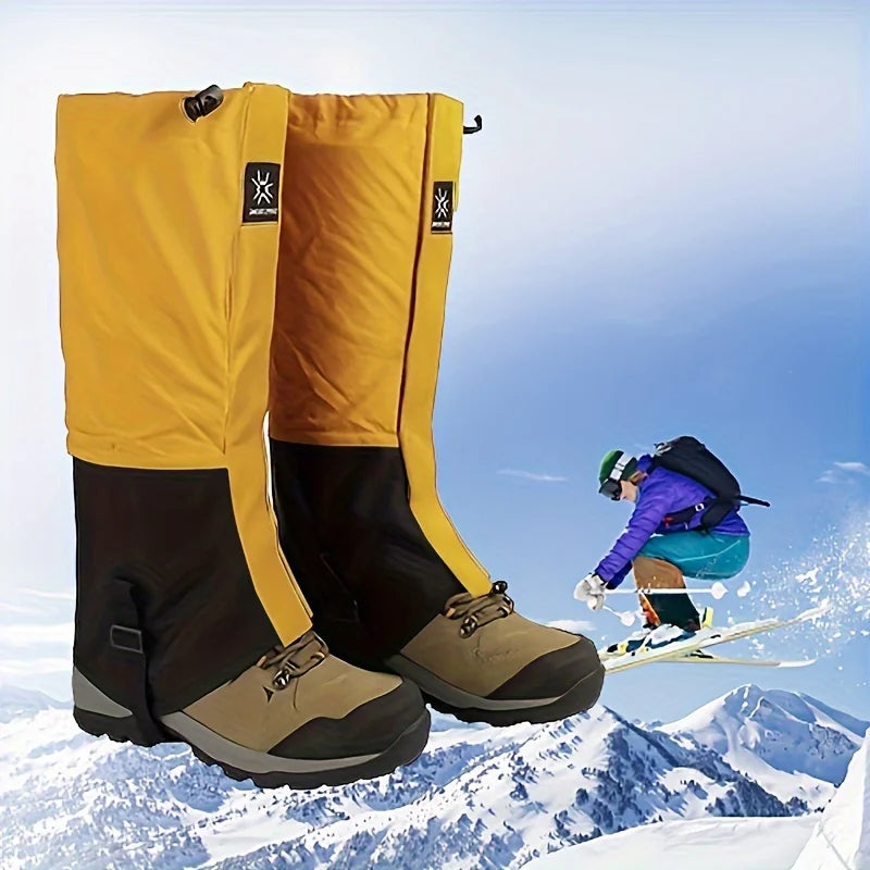 Waterproof Snow Sand Prevention Leg Gaiters Essential Protective Gear for Outdoor Mountaineering Skiing Desert Hiking Exploratio