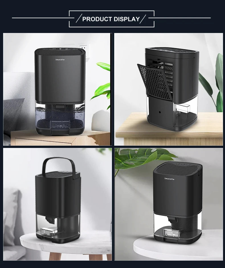 Portable Air Dehumidifier – Remove Damp Mould & Moisture for Home Office & RV (220V/110V)