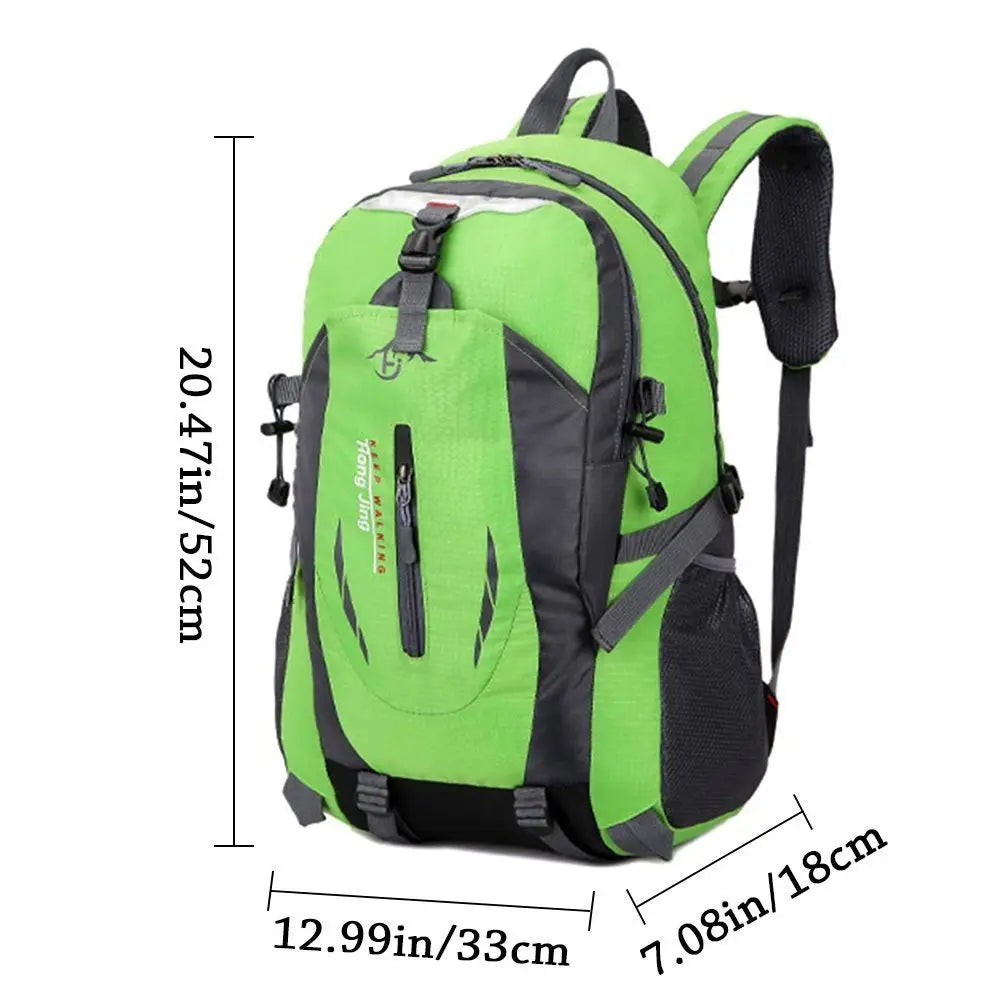 40L Waterproof Camping & Hiking Backpack – Durable Nylon Outdoor Travel Rucksack