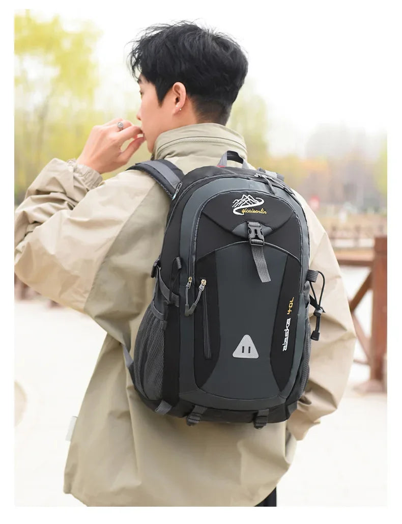 Large Capacity Outdoor Travel Backpack – Waterproof Camping Hiking Mountaineering Bag