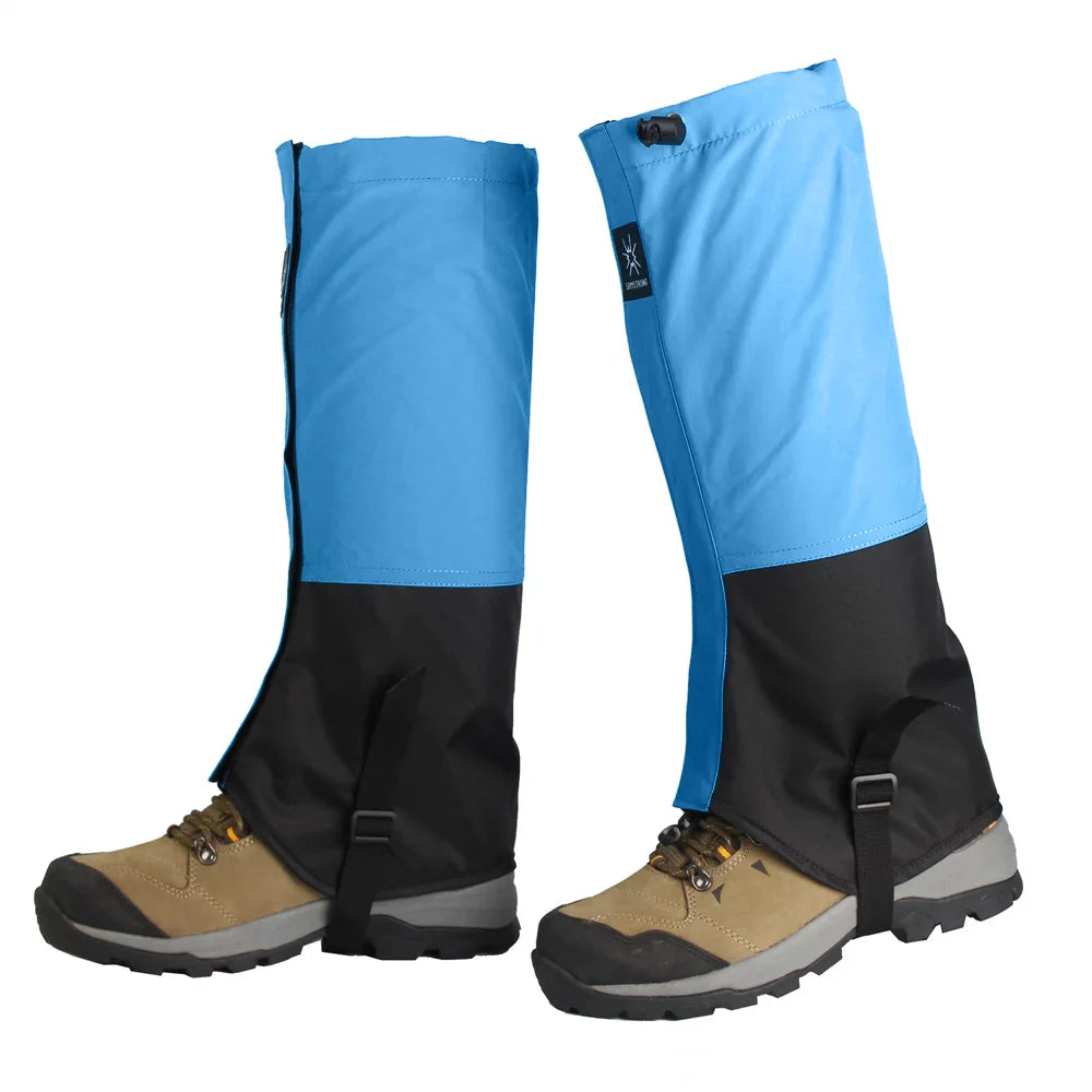 Waterproof Snow Sand Prevention Leg Gaiters Essential Protective Gear for Outdoor Mountaineering Skiing Desert Hiking Exploratio