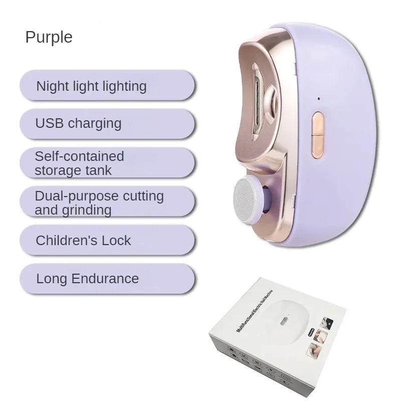Electric Automatic Nail Clipper – Anti-Clip Manicure Tool for Adults