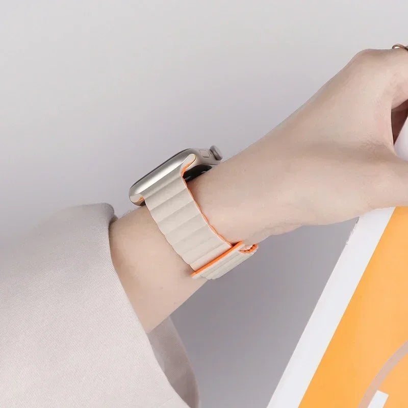 Magnetic Silicone Apple Watch Band – Sport Strap for iWatch All Series