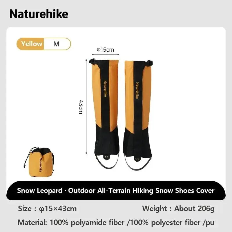 Naturehike Shoe Gaiters Climbing Leg Warmers Legging Gaiters Cover Waterproof Snow Boot Gaiters Snow Gaiters for Hiking Hunting
