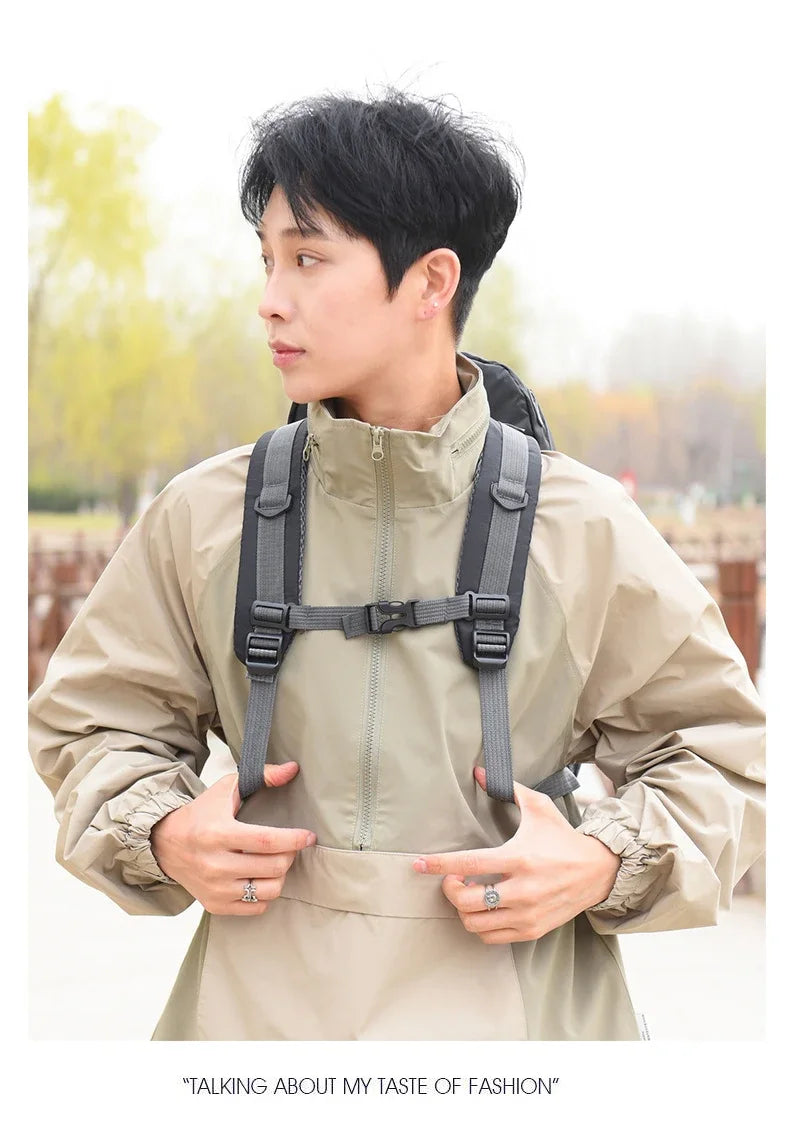 Large Capacity Outdoor Travel Backpack – Waterproof Camping Hiking Mountaineering Bag