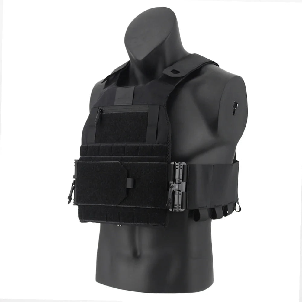 VULPO FCSK 2.0 Lightweight Tactical Vest – Quick Release Airsoft Combat Vest with Cummerbund