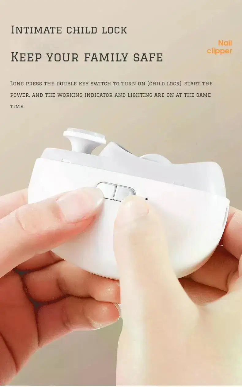 Electric Automatic Nail Clipper – Anti-Clip Manicure Tool for Adults