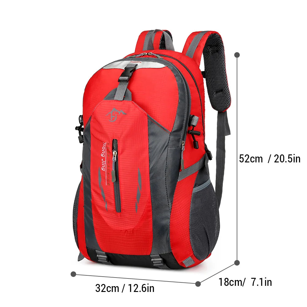 40L Waterproof Hiking & Travel Backpack – Lightweight Trekking Daypack for Men & Women