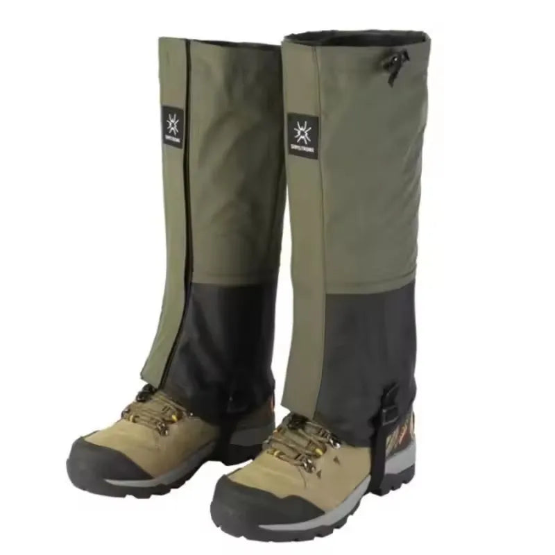 Waterproof Snow Sand Prevention Leg Gaiters Essential Protective Gear for Outdoor Mountaineering Skiing Desert Hiking Exploratio