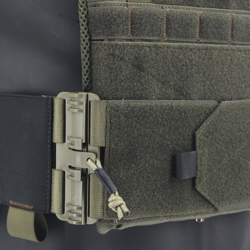 VULPO FCSK 2.0 Lightweight Tactical Vest – Quick Release Airsoft Combat Vest with Cummerbund