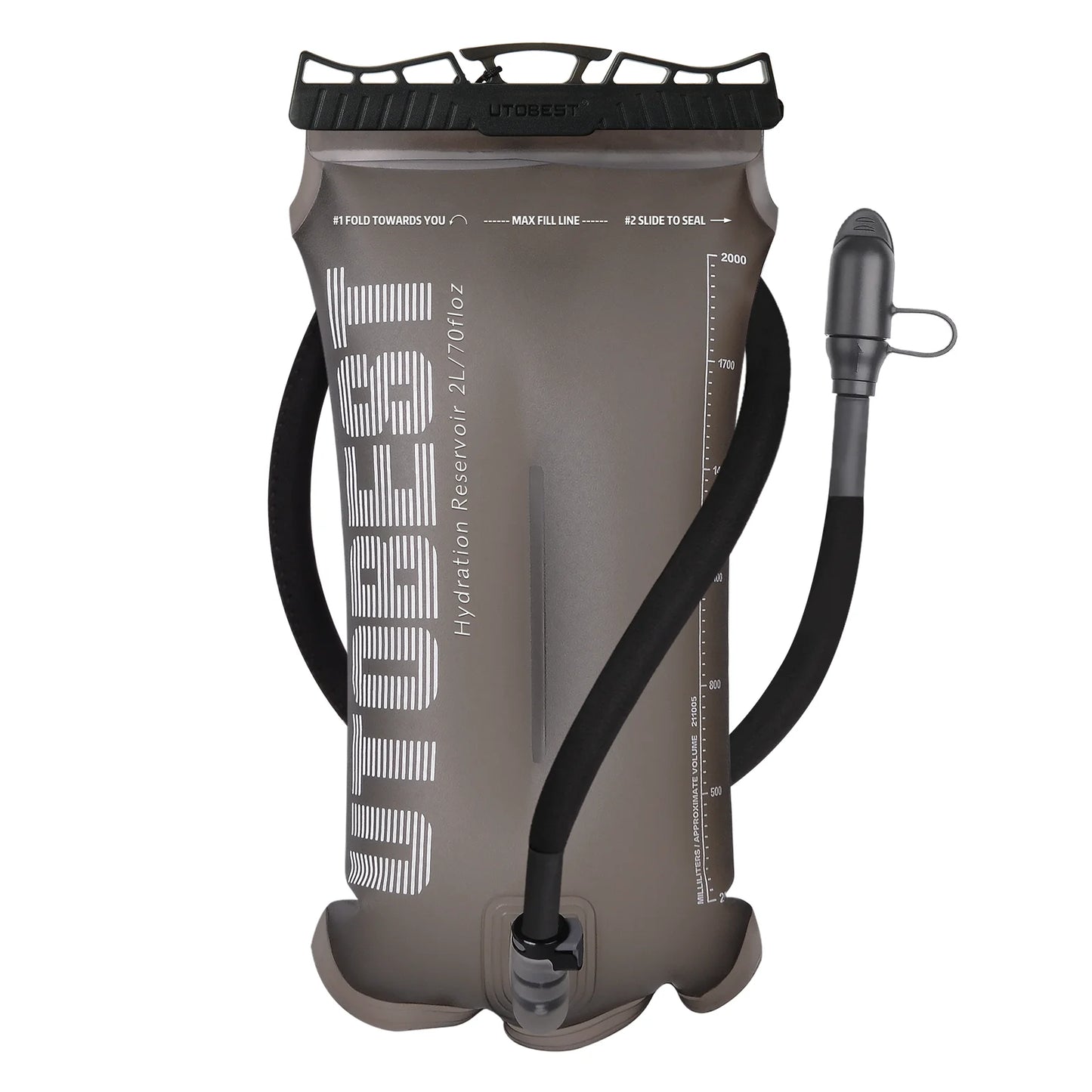 UTOBEST 1.5L/2L/3L Water Bladder Hydration Pack Reservoir TPU Water Storage Bag for Camping Cycling Running Hiking