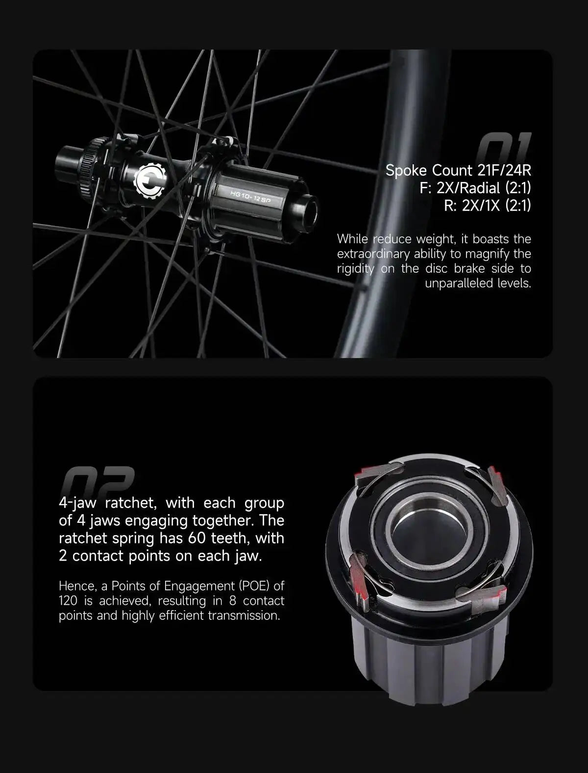 ELITEWHEELS ENT 2.0 Carbon Road Bike Wheelset – UCI Quality Disc Brake 700c