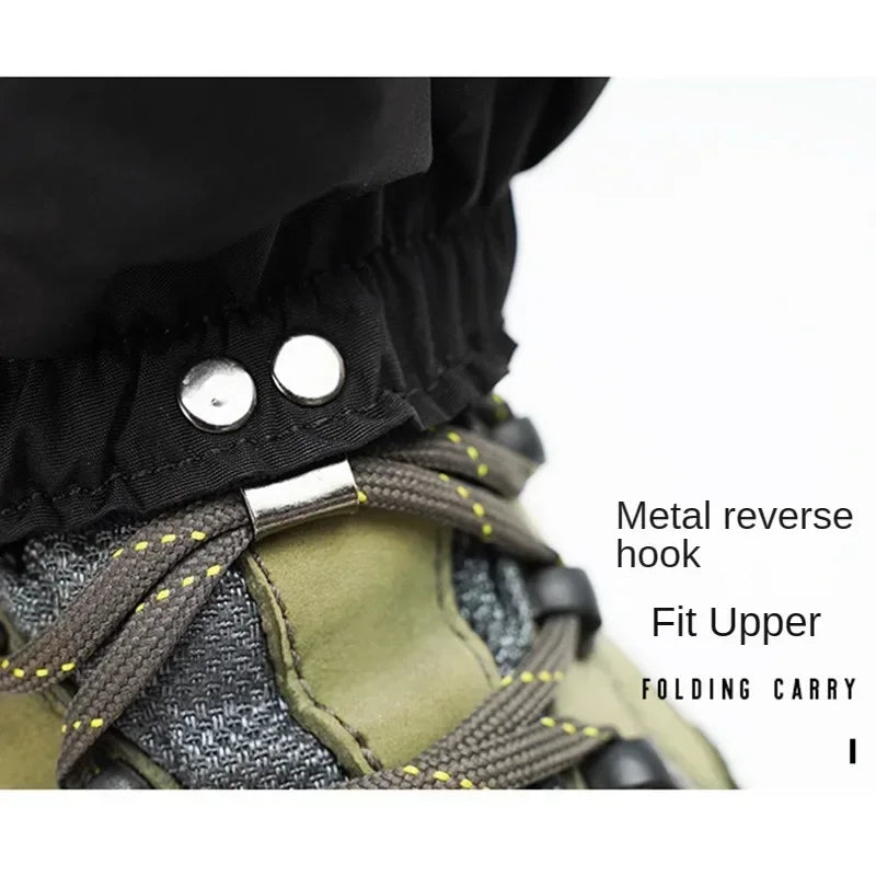 Waterproof Snow & Sand Prevention Leg Gaiters – Anti-Snow Outdoor Hiking Shoe Cover