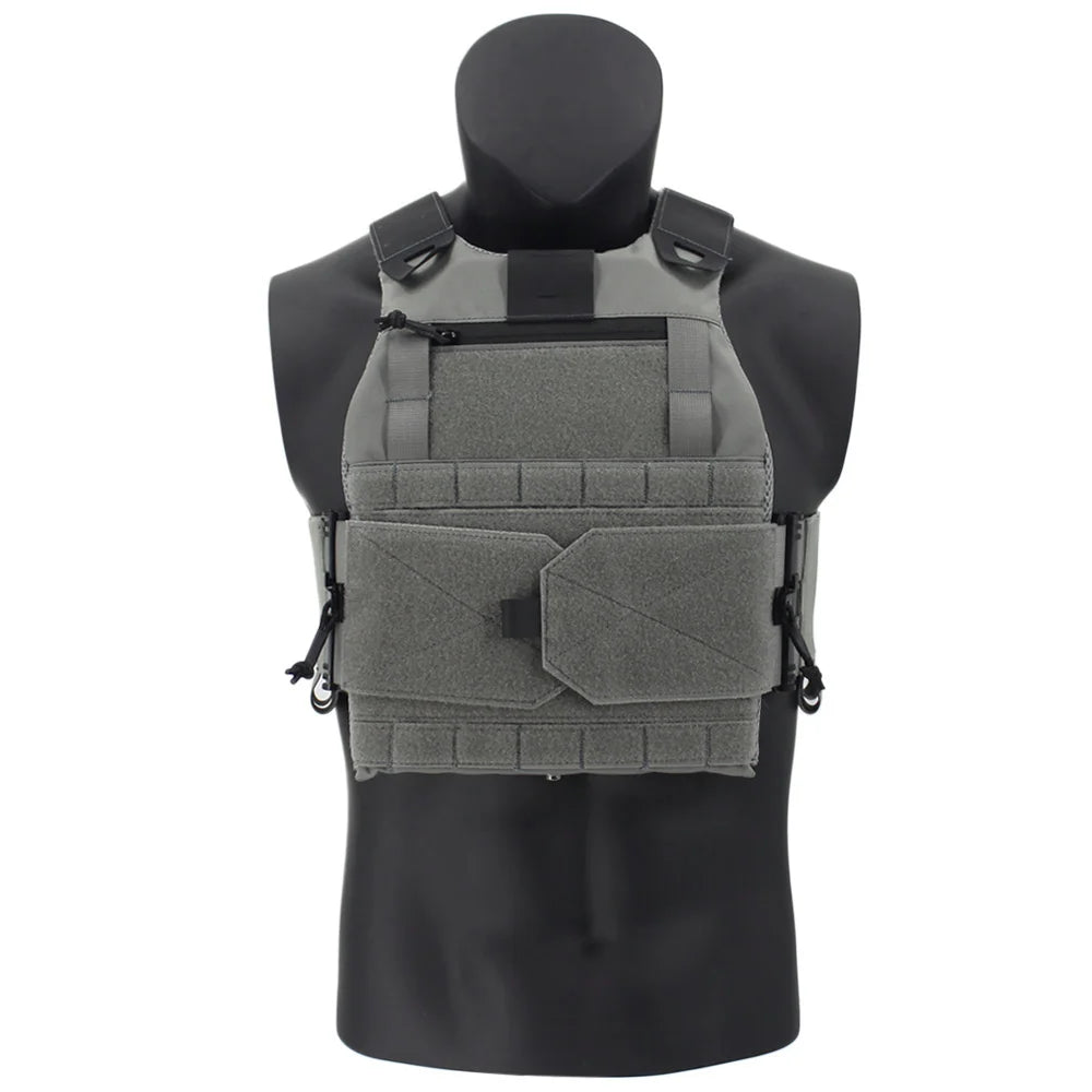 VULPO FCSK 2.0 Lightweight Tactical Vest – Quick Release Airsoft Combat Vest with Cummerbund