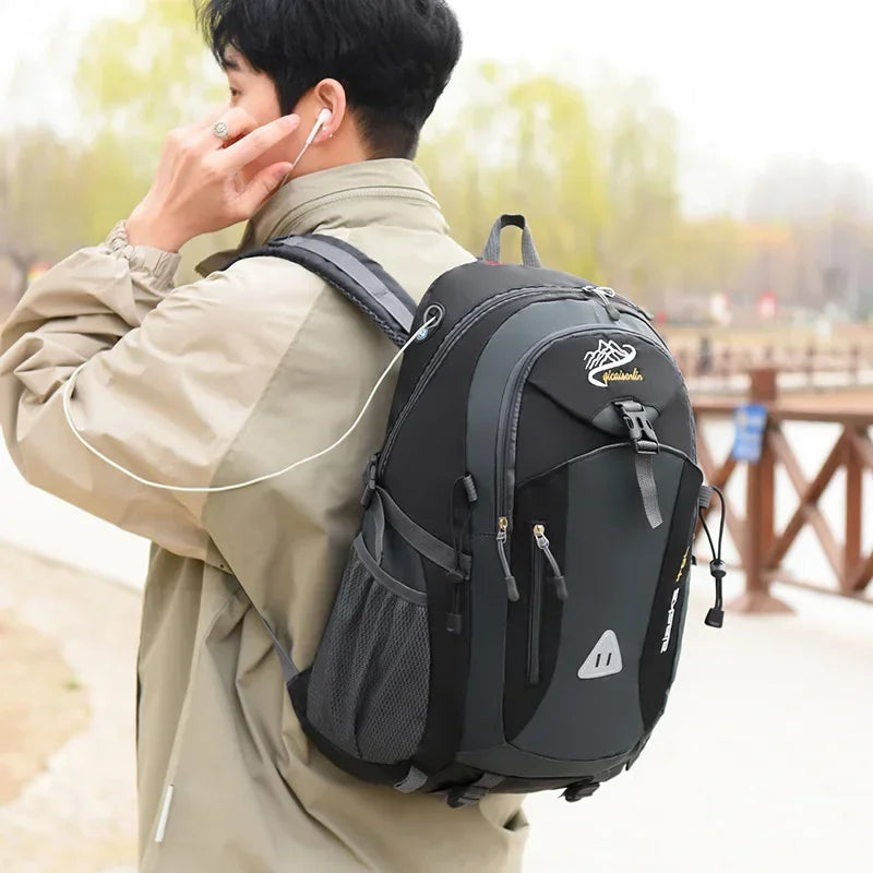 Large Capacity Outdoor Travel Backpack – Waterproof Camping Hiking Mountaineering Bag
