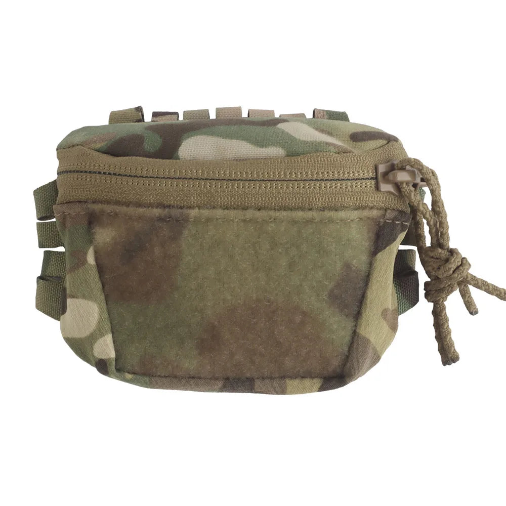 Universal Tactical Helmet Counterweight Pouch – Rear Battery Bag for Airsoft & Outdoor