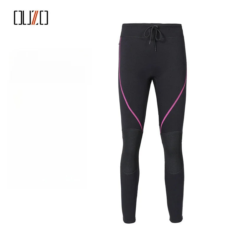 Women's Wetsuit shirt / pants 1.5mm Neoprene Wetsuits Long Sleeve Wetsuits Top Bottom Two Piece Dive Suits for Scuba Diving Surf