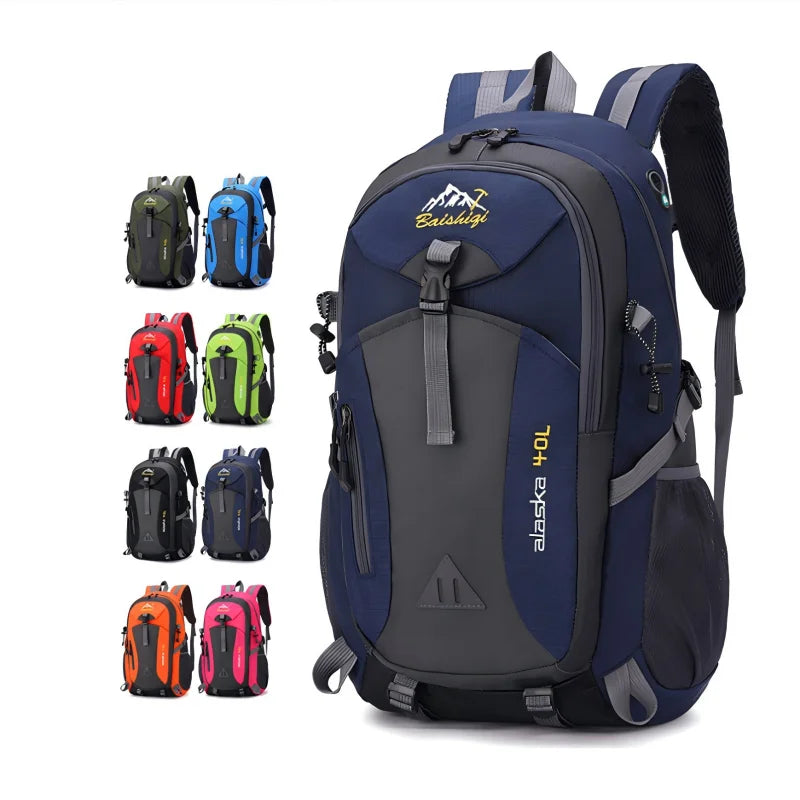 40L Hiking & Travel Backpack – Waterproof Outdoor Daypack for Men & Women