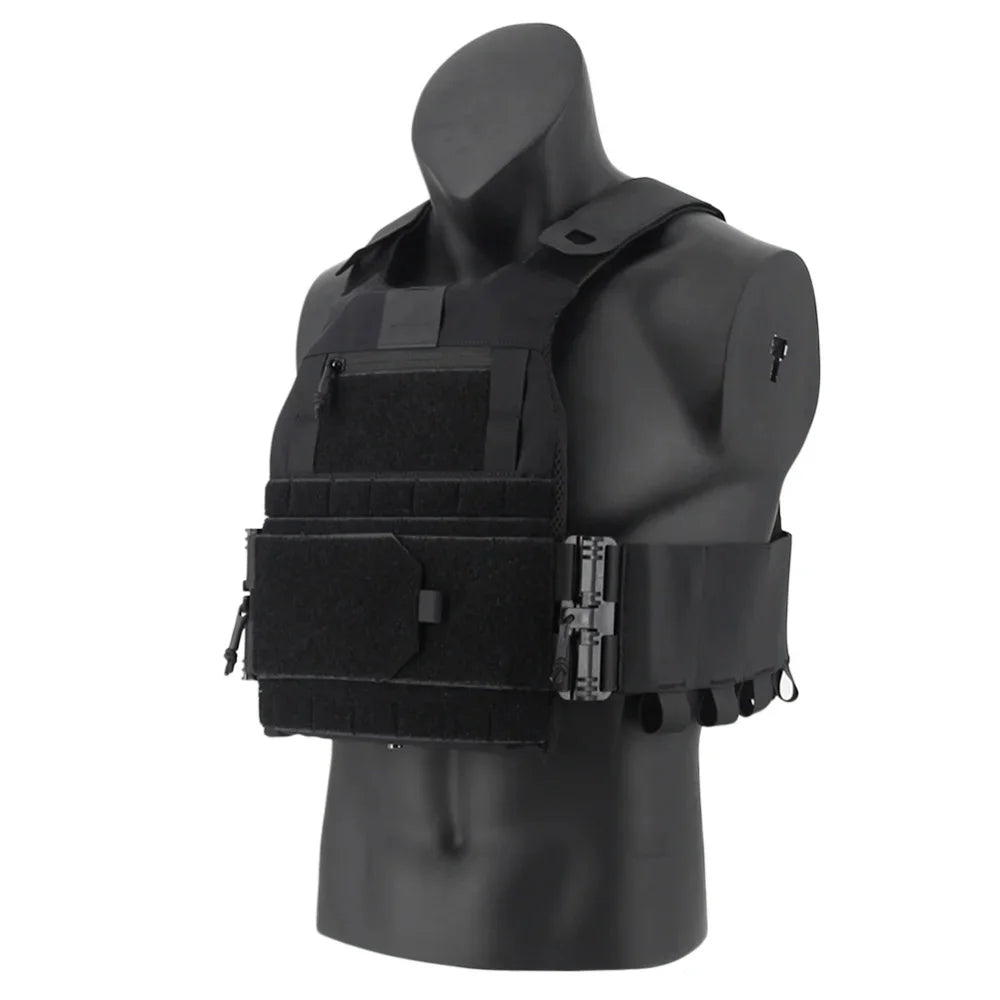 VULPO FCSK 2.0 Lightweight Tactical Vest – Quick Release Airsoft Combat Vest with Cummerbund