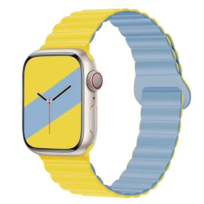 Magnetic Silicone Apple Watch Band – Sport Strap for iWatch All Series