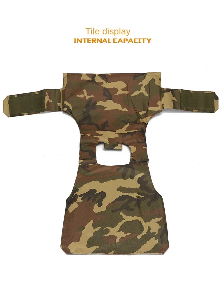800D CP Camo Tactical Vest – Multifunctional Armor Plate Carrier for Airsoft & Hunting