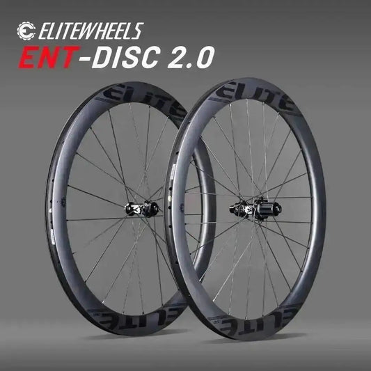 ELITEWHEELS ENT 2.0 Carbon Road Bike Wheelset – UCI Quality Disc Brake 700c