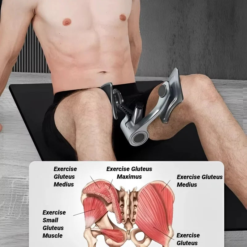 Kegel Fitness Equipment for Home Use - Pelvic Muscle Trainer and Buttock Strengthening Device for Men