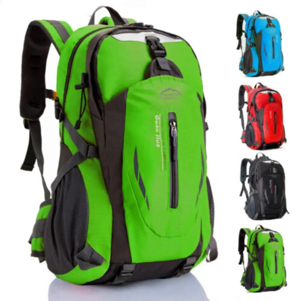 40L Waterproof Camping & Hiking Backpack – Durable Nylon Outdoor Travel Rucksack